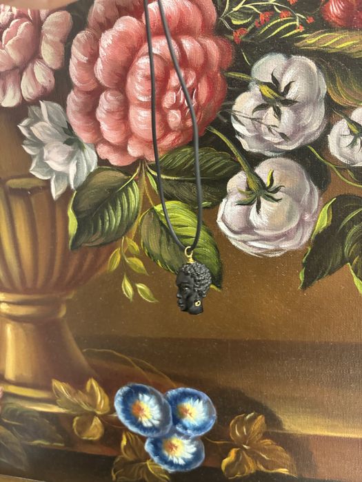 Accesoriu lant  Cap Buddha 18k