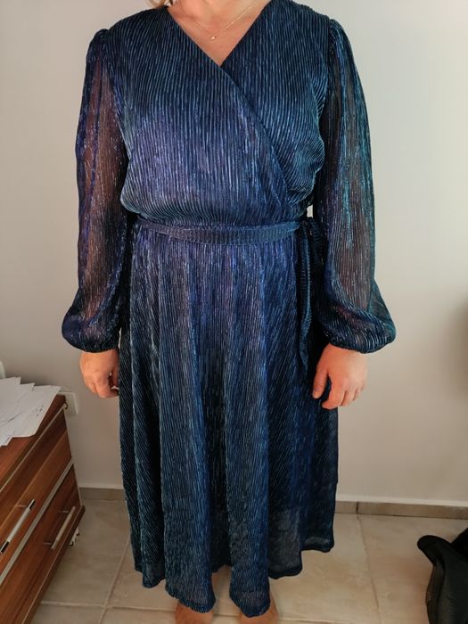 Официална рокля  тъмносиня