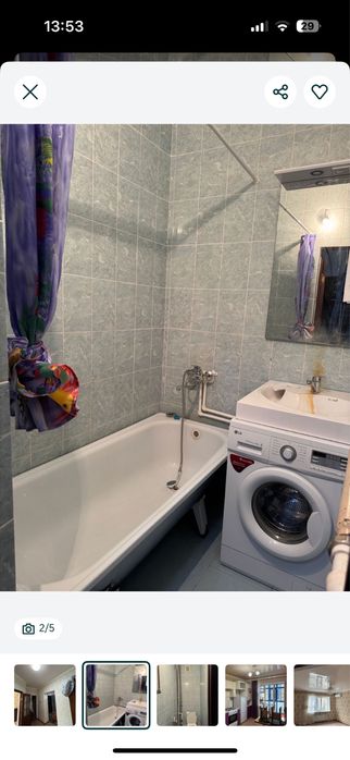 1 бөлмелі пәтер жалға беріледі.