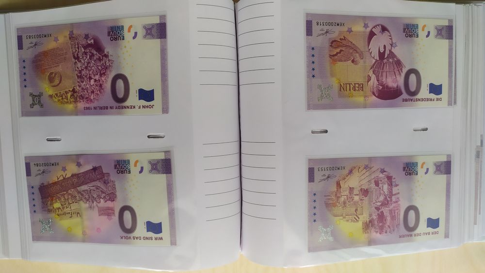 Колекция сувенирни банкноти 0€