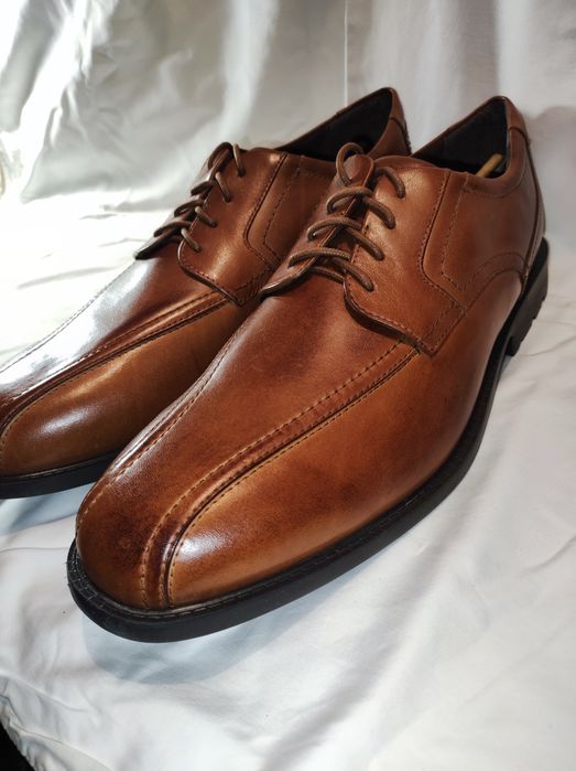 Удобни мъжки обувки от естествена кожа Rockport By Adidas №46 1/2