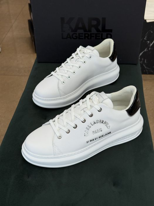 Мъжки сникърси KARL LAGERFELD KL52538 Бял 43-44  намалени