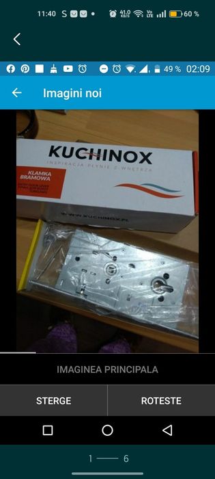 Vând broasca cu șild și mânere noi.