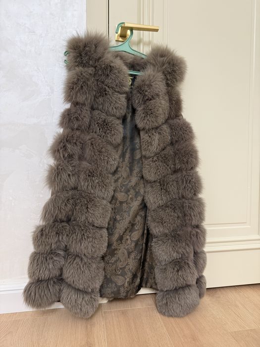 Песец, шуба. Мех