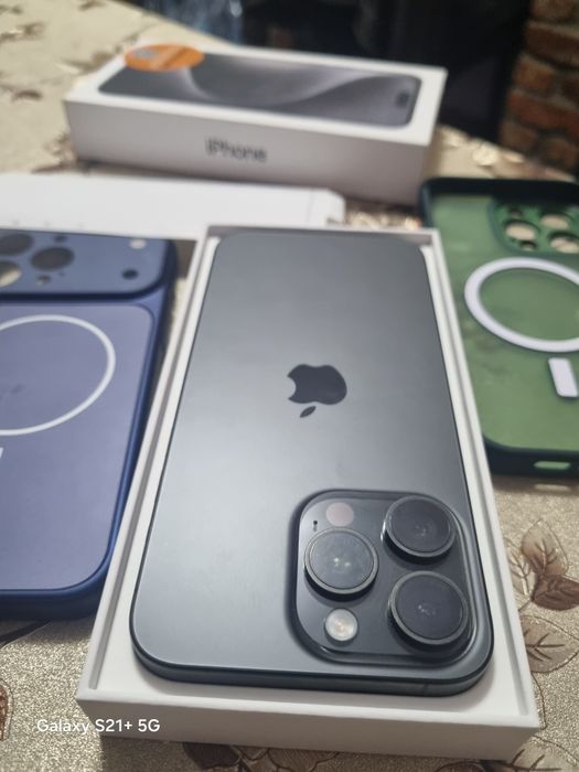 IPhone  15ProMax /black 256gb neverlock full box