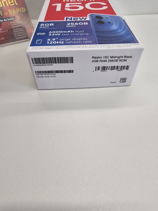Redmi 15C sigilat 256gb Amanet BKG