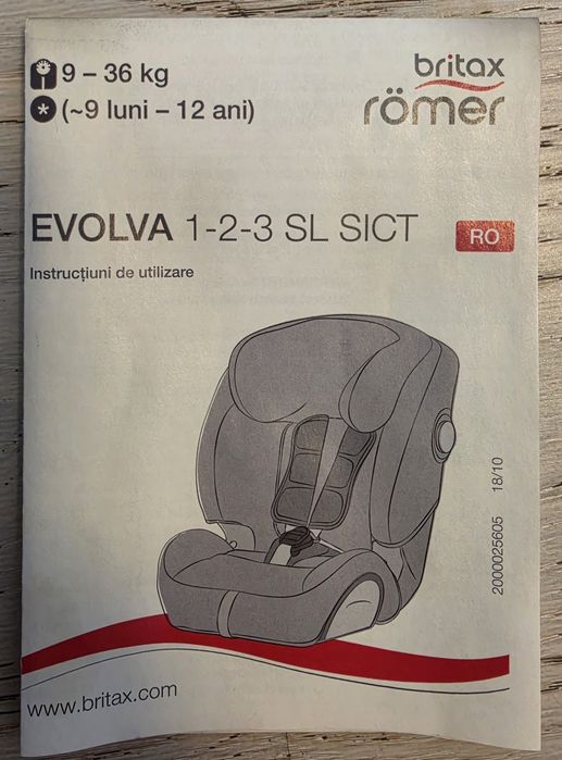 Scaun auto copii Britax Romer 1-12 ani