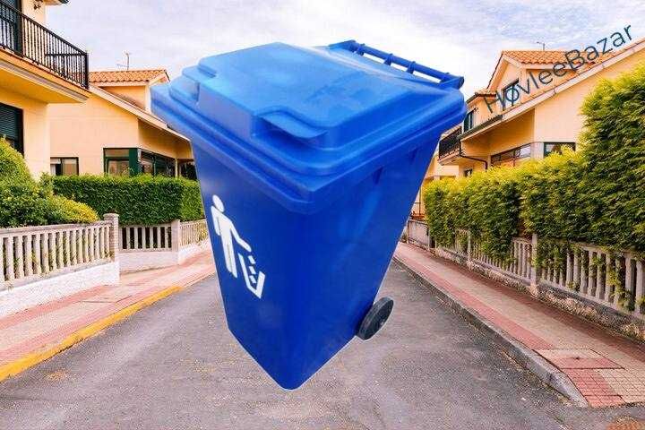 Контейнер пластиковый на колесах, объем 1100 литров