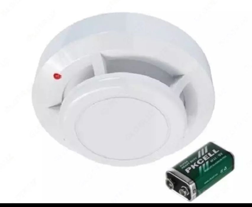Извещатель дымовой пожарный автономный элемент питания 9В типа Крона