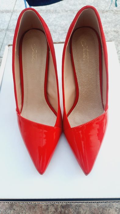 Pantofi stileto Tendez, piele naturala