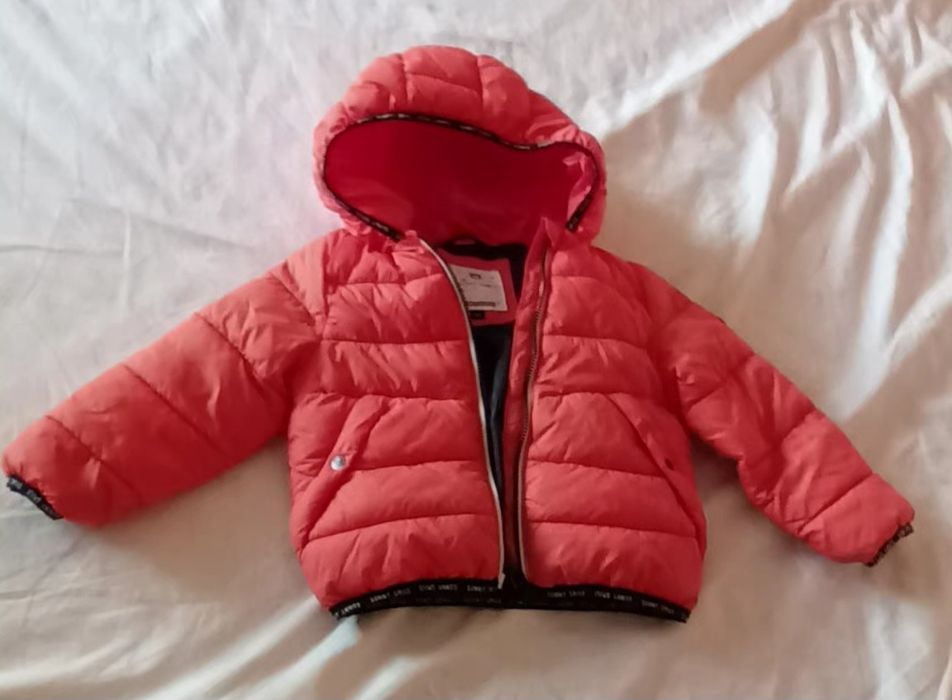 Geaca culoare frumoasa portocalie marime 92