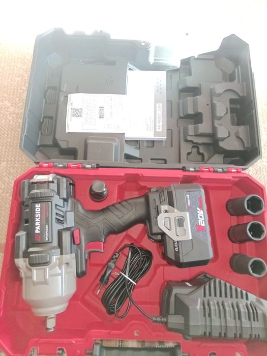 Гайковерт parkside 1898nm чисто нов с бележка и 5г гаранция