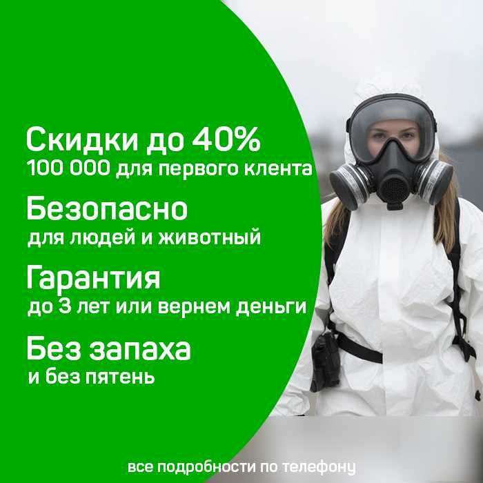 Dezinfeksiya klop klapa Дезинфекция от тараканов и клопов