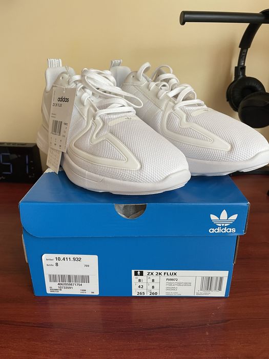 Adidas pantof sport Adidas Z flux premium albi