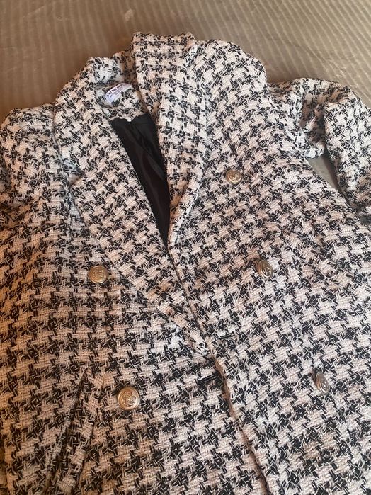 Дамско карирано яке