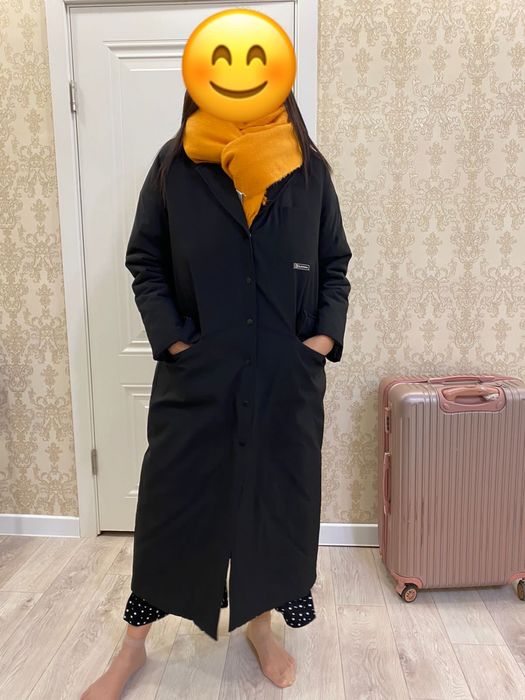 Черная зимняя куртка