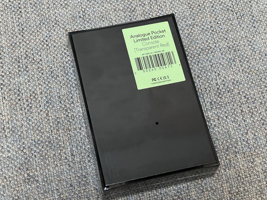 Ретро консоль Analogue Pocket Limited Transparent Red