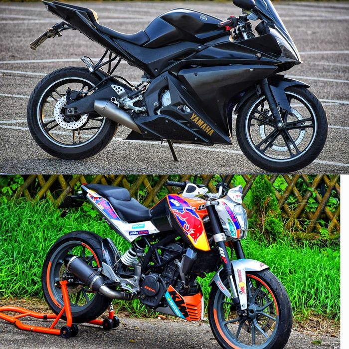 Yamaha yzf 125 mt 125 ktm 125 aprilia 125 honda 125