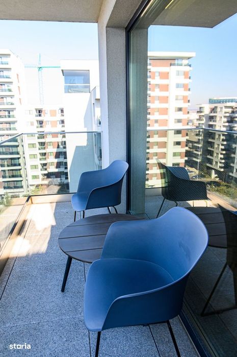 Apartament spatios | 2 camere de inchiriat | 4City North | Terasa pano