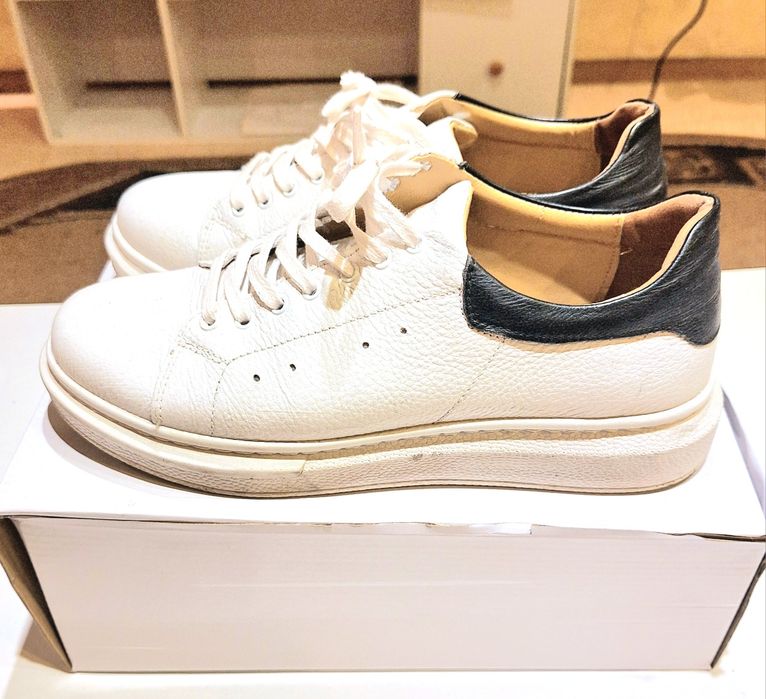 Adidasi gen McQueen Piele Naturala