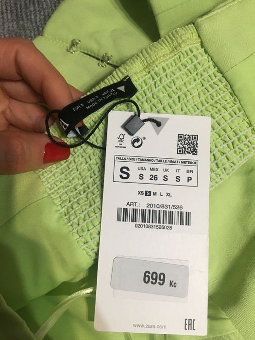 Top Zara verde - Superb!