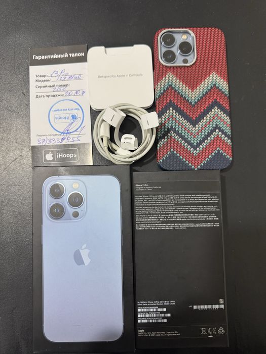 iPhone 13 pro blue 128Gb