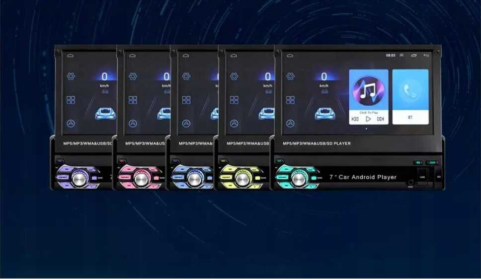 Мултимедия/Навигация-Android, 1 DIN/7 inch/GPS/Touch Screen с Камера.
