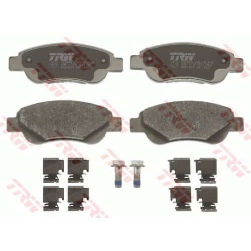 Placute frana Citroen C1 (Pm, Pn), 06.2005-09.2014, Peugeot 107, 06.2005-, 108, 05.2014-, Toyota Aygo (Pab4, Kgb4), 05.2014-, TRW