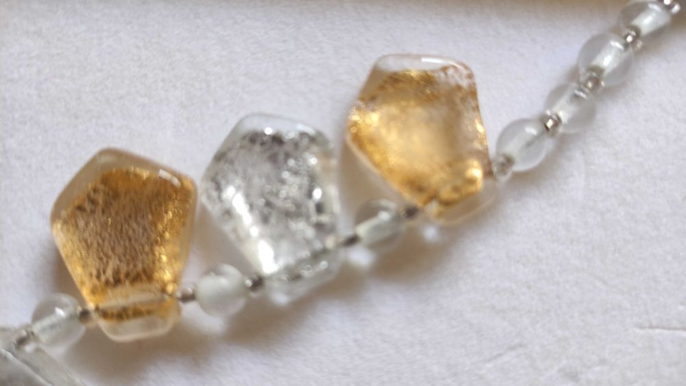 Colier si bratara din sticla Murano