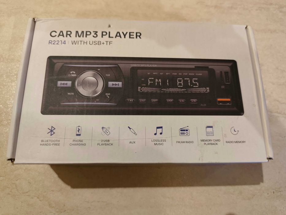 Радио mp3 плейър, R2214 WITH USB + Bluetooth,2 USB,AUX,FM/AM/CardSD