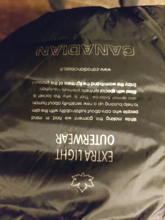 Geaca cu puf Canadian