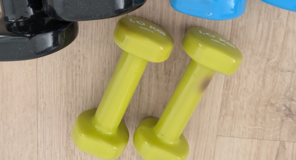 Set gantere - 2x1kg