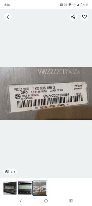 Radio cd oentru piese