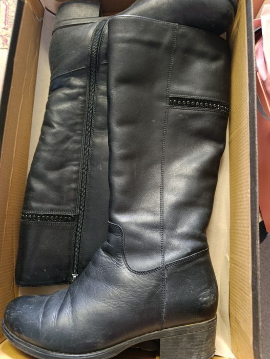 Сапоги натуральная кожа