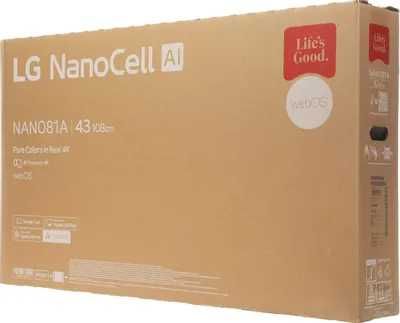 АКЦИЯ LG NEW 43NANO81A6A 4K SMART TV  по Низкой цене+Доставка!
