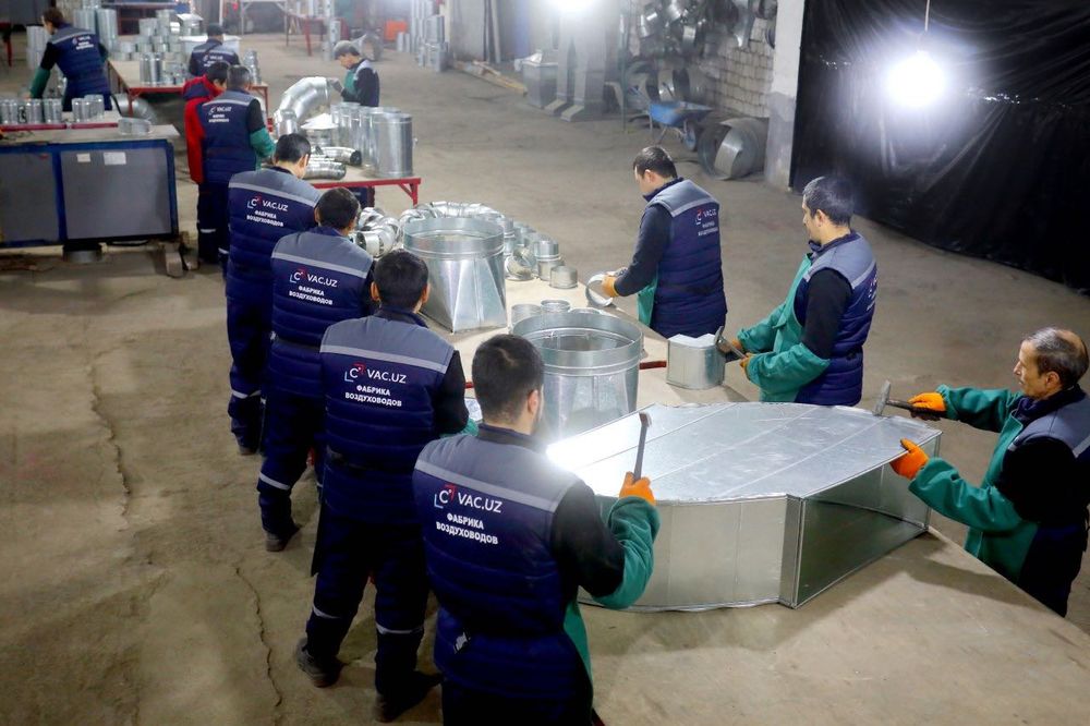 Фасонные прямоугольные воздуховоды (реечное соединение)