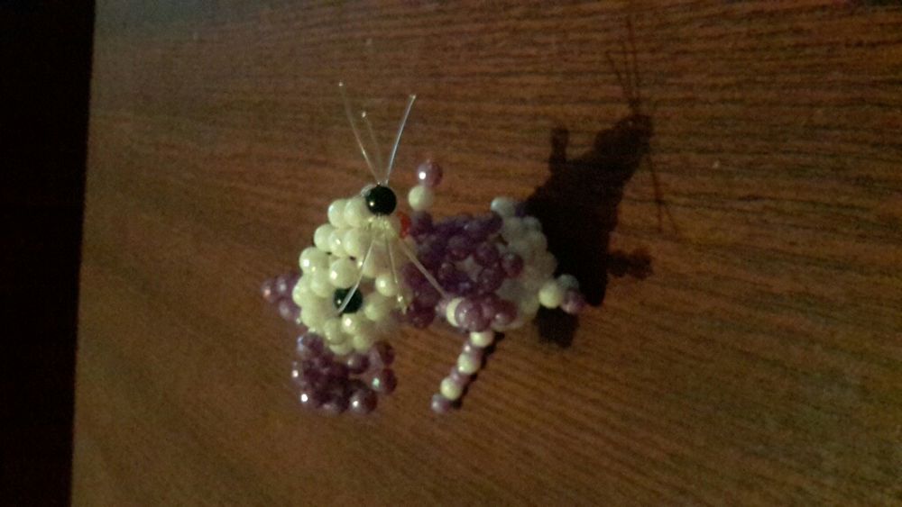 Мышки из бусин. Ручная работа.