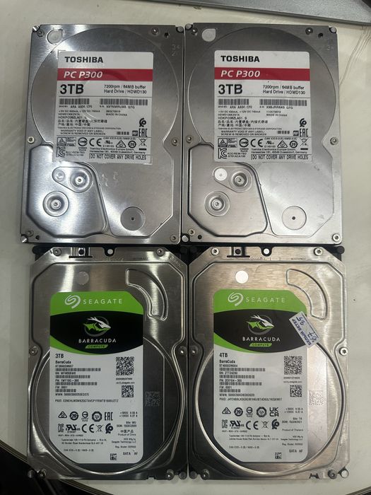 Жесткие диски HDD