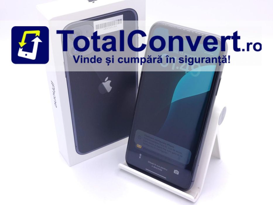 Apple iPhone 11 128GB Black 4GB Single SIM, Garantie 24 luni | #D89369