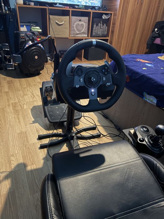 Logitech g920 +schimbator logitech shifter