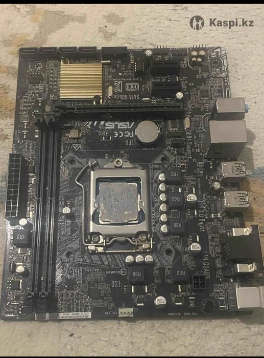 I5 7400 + материнка асус + башенный куллер