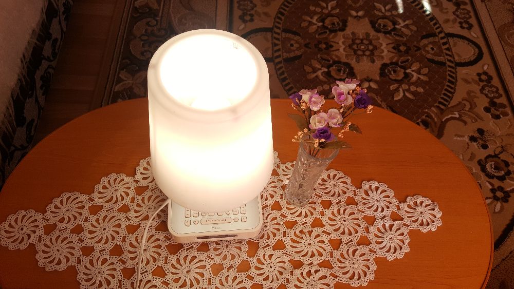 Veioza cu radio si ceas Tokai LRE-154W (Franta)