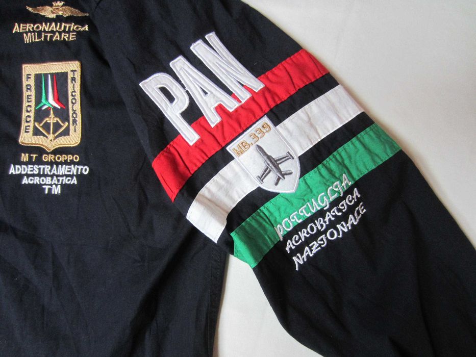 Camasa Aeronautica Militaire, masura L, 100%Bumbac, ca noua