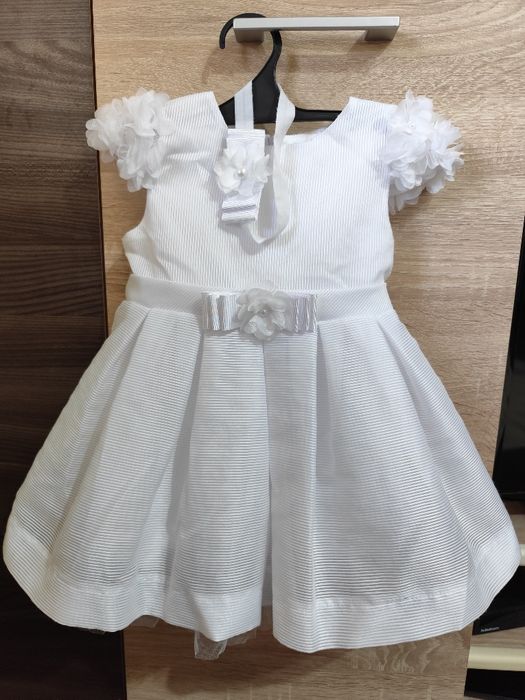 Официална рокля за момиче, размер 92