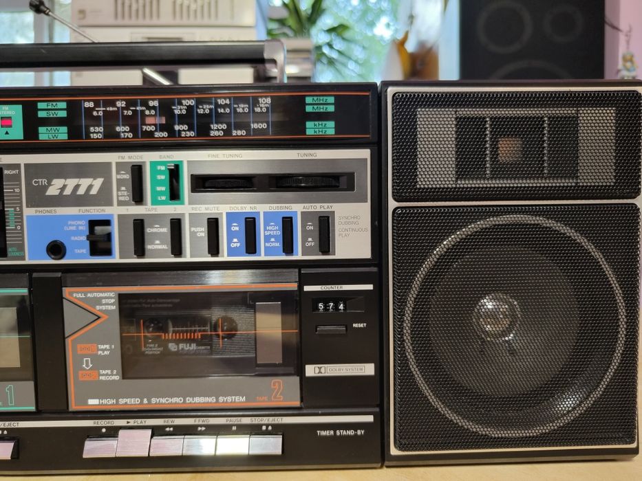 Radiocasetofon Boombox Universum CTR 2771 vintage Ghettoblaster  High perfonmance