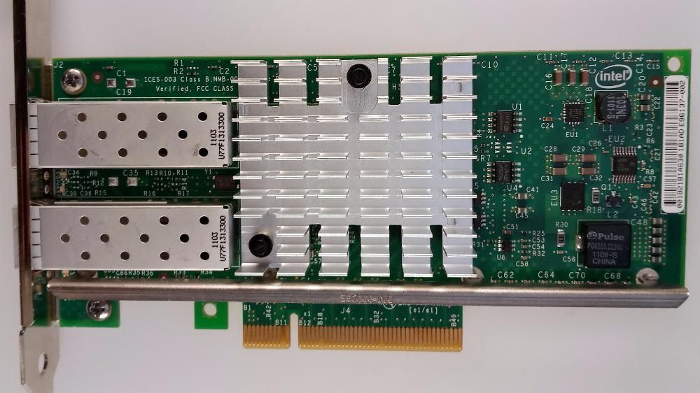 Intel 10Gb X520-DA2 DP LAN Адаптер HPE 560SFP+ Dell VFVGR AIPCI1