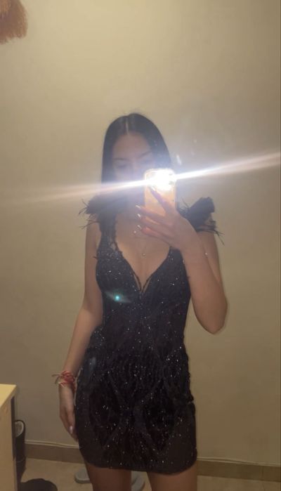 Черна бална рокля