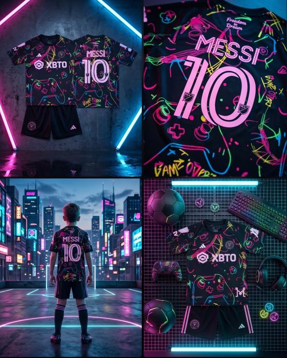 Детско юношески футболни екипи MESSI MBAPPE HAALAND RONALDO