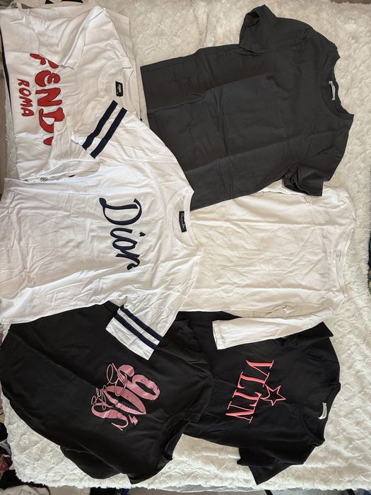 Тениска диор ,  Зара  , жилетка  zara , потник , риза , худи