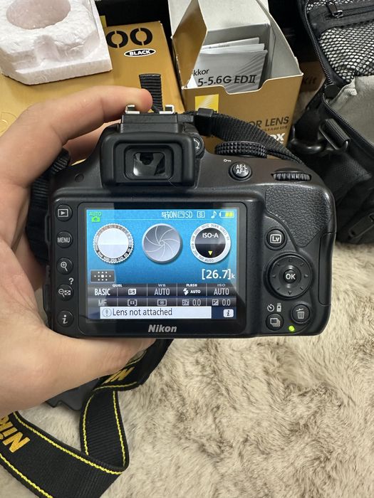 Nikon D3300 + Obiectiv + Geanta